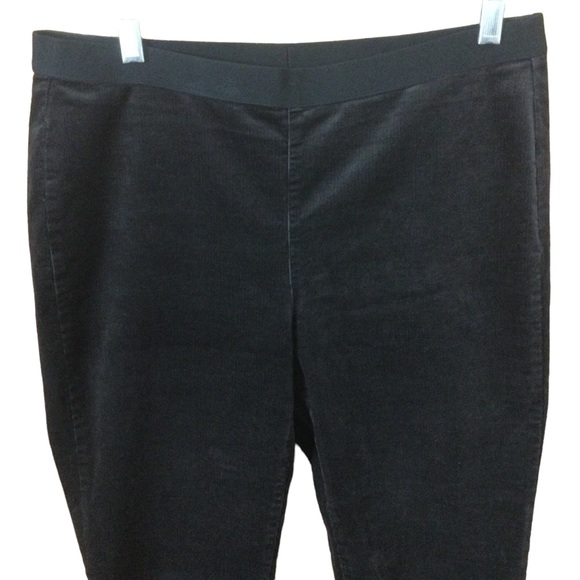 Eileen Fisher Organic Cotton Tencel Pull On Fine Whale Corduroy Pants Size SP - Picture 3 of 10